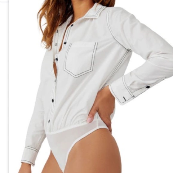 Final SALE Free people  move bodysuit - Picture 1 of 9